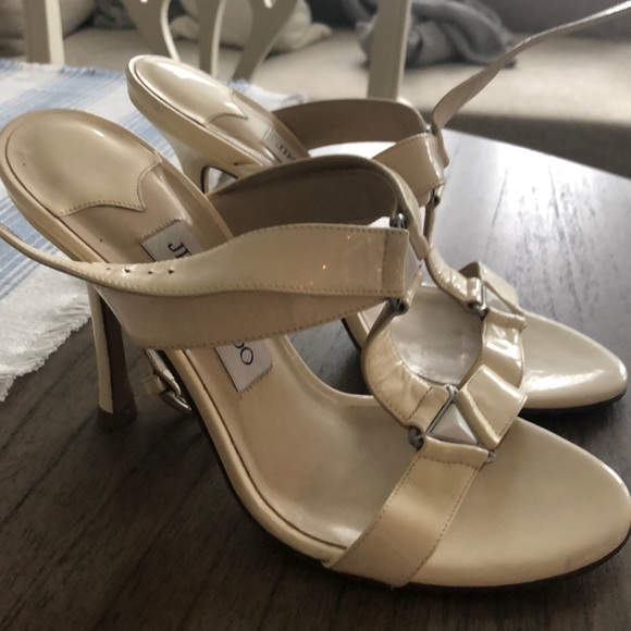 Jimmy Choo off white heel - Picture 2 of 2